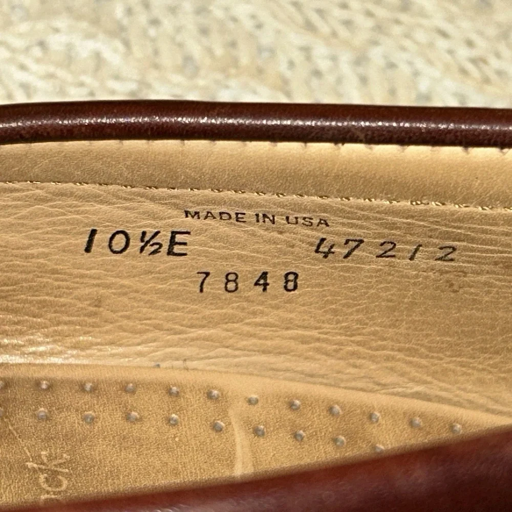 Allen Edmonds Woodstock Men's Kiltie Black And Brown Slip On Men's 10.5 E Tassle